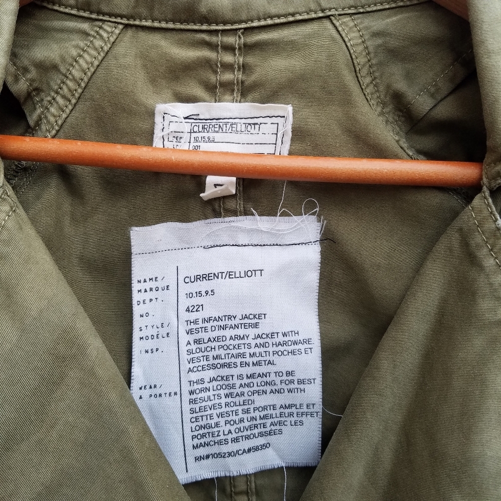 Current Elliott | Infantry Utility Jacket In Oliv… - image 7